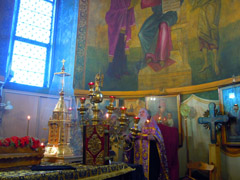 Чин выноса креста в Боровецком храме. Увеличить изображение. Размер файла: 187,45 Kb [800X600]