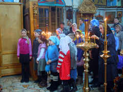 Чин выноса креста в Боровецком храме. Увеличить изображение. Размер файла: 198,6 Kb [800X600]