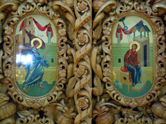 Празднование Благовещения Пресвятой Богородицы в архиерейском подворье. Увеличить изображение. Размер файла: 219,62 Kb [800X600]