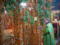 Богослужение в праздник Пятидесятницы. Увеличить изображение. Размер айла: 315,82 Kb [800X600]