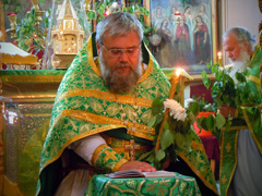 Богослужение в праздник Пятидесятницы. Увеличить изображение. Размер айла: 304,99 Kb [800X600]