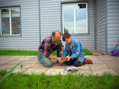 "Наша смена" при Боровецком храме. Увеличить изображение. Размер файла: 245,73 Kb [800X600]