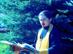 Панихида в день памяти почившего настоятеля храма. Увеличить изображение. Размер файла: 398,36 Kb [800X600]