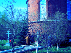 Панихида в день памяти почившего настоятеля храма. Увеличить изображение. Размер файла: 532,69 Kb [800X600]