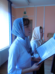 Отчетный концерт Школы катехизаторов. Увеличить изображение. Размер файла: 309,17 Kb [800X1067]