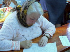 Выпускной экзамен в Школе катехизаторов.Увеличить изображение. Размер файла: 257,48 Kb [800X600]