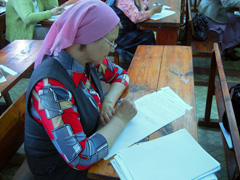 Выпускной экзамен в Школе катехизаторов.Увеличить изображение. Размер файла: 240,9 Kb [800X600]