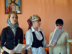 Выпускной вечер в школе катехизаторов. Увеличить изображение. Размер файла: 183,76 Kb [800X600]