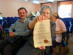 Выпускной вечер в школе катехизаторов. Увеличить изображение. Размер файла: 193,03 Kb [800X600]