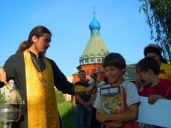 Заключительный день православной детской смены. Увеличить изображение. Размер файла: 211,38 Kb [800X600]