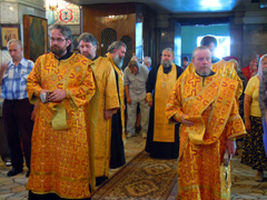 Праздничные мероприятия в день Петра и Павла прошли в соборе. Увеличить изображение. Размер файла: 564 Kb [800X600]