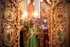 Богослужения Вербного воскресенья. Увеличить изображение. Размер файла: 162,45 Kb [800X536]