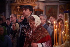 Богослужения Вербного воскресенья. Увеличить изображение. Размер файла: 102,35 Kb [800X536]