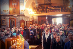 Богослужения Вербного воскресенья. Увеличить изображение. Размер файла: 130,39 Kb [800X536]