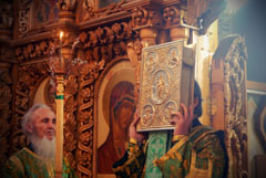 Богослужения Вербного воскресенья. Увеличить изображение. Размер файла: 133,42 Kb [800X536]