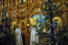 Всенощное бдение в канун Рождества Христова. Увеличить изображение. Размер файла: 303,42 Kb [800X536]