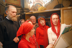 Богослужения в праздник Светлого Христова Воскресения. Увеличить изображение. Размер файла: 212,56 Kb [800X536]