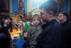 Богослужения Вербного воскресенья. Увеличить изображение. Размер файла: 105,45 Kb [800X536]