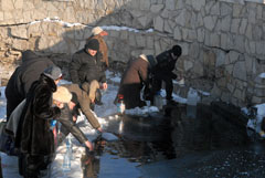 Боровецкий родник в день праздника Крещения Господня. Увеличить изображение. Размер файла: 137,24 Kb [800X536]