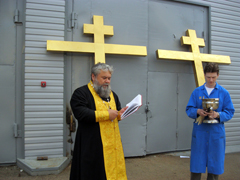 Работы по реконструкции куполов Боровецкой церкви. Увеличить изображение. Размер файла: 177,82 Kb [800X600]