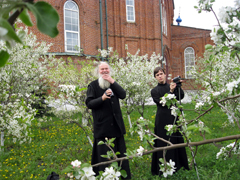 Работы по реконструкции куполов Боровецкой церкви. Увеличить изображение. Размер файла: 379,89 Kb [800X600]