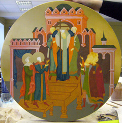 Иконы для нового иконостаса. Увеличить изображение. Размер файла: 730,37 Kb [800X807]