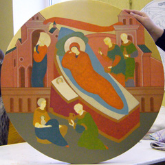 Иконы для нового иконостаса. Увеличить изображение. Размер файла: 672,2 Kb [800X803]