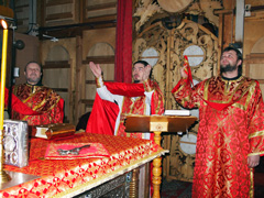 Праздник св. Димитрия Солунского в Боровецком храме. Увеличить изображение. Размер файла: 650,96 Kb [800X600]