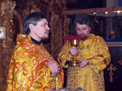 Причастие детей воскресной школы. Увеличить изображение. Размер файла:611,67 Kb [800X600]