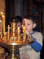 Причастие детей воскресной школы. Увеличить изображение. Размер файла:438,78 Kb [600X800]