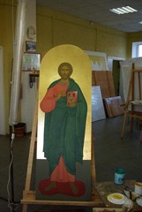 Иконы для нового иконостаса. Увеличить изображение. Размер файла: 119,62 Kb [402X600]