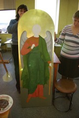 Иконы для нового иконостаса. Увеличить изображение. Размер файла: 115,94 Kb [402X600]