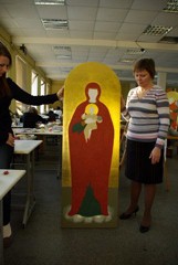 Иконы для нового иконостаса. Увеличить изображение. Размер файла: 124,28 Kb [402X600]