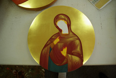 Иконы для нового иконостаса. Увеличить изображение. Размер файла: 163,04 Kb [800X536]