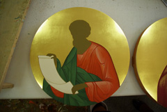 Иконы для нового иконостаса. Увеличить изображение. Размер файла: 163,51 Kb [800X536]