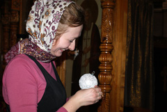 Украшение храма к празднику Рождества Христова. Увеличить изображение. Размер файла: 442 Kb [800X536]