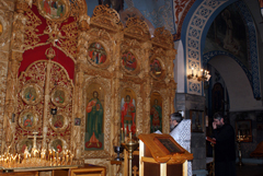 Освящение нового иконостаса. Увеличить изображение. Размер файла: 271,33 Kb [800X536]