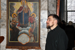 Освящение нового иконостаса. Увеличить изображение. Размер файла: 189,96 Kb [800X536]