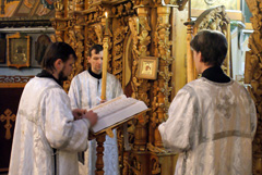 Поздняя рождественская литургия. Увеличить изображение. Размер файла: 560,96 Kb [800X536]