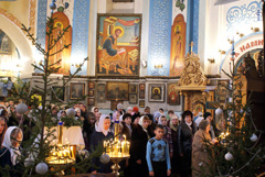 Поздняя рождественская литургия. Увеличить изображение. Размер файла: 600,27 Kb [800X536]