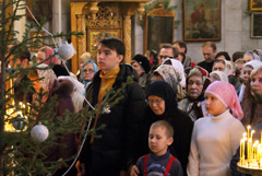Поздняя рождественская литургия. Увеличить изображение. Размер файла: 542,58 Kb [800X536]