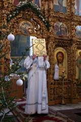 Поздняя рождественская литургия. Увеличить изображение. Размер файла: 1083,92 Kb [800X1195]