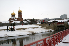 Боровецкий родник в праздник Крещения Господня. Увеличить изображение. Размер файла: 791,42 Kb [1200X803]