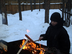 Поход на лыжную базу. Увеличить изображение. Размер файла: 332,96 Kb [800X600]