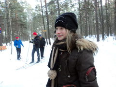 Поход на лыжную базу. Увеличить изображение. Размер файла: 417,3 Kb [800X600]