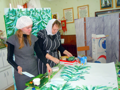 Детская воскресная школа готовится к Рождеству. Увеличить изображение. Размер файла: 248,57 Kb [800X600]