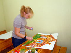 Детская воскресная школа готовится к Рождеству. Увеличить изображение. Размер файла:167,61 Kb [800X600]