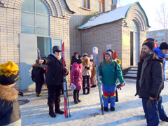 Поход на лыжную базу. Увеличить изображение. Размер файла: 536,62 Kb [800X600]