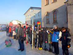 Поход на лыжную базу. Увеличить изображение. Размер файла: 471,56 Kb [800X600]