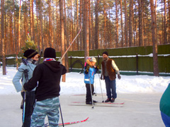 Поход на лыжную базу. Увеличить изображение. Размер файла: 552,87 Kb [800X600]